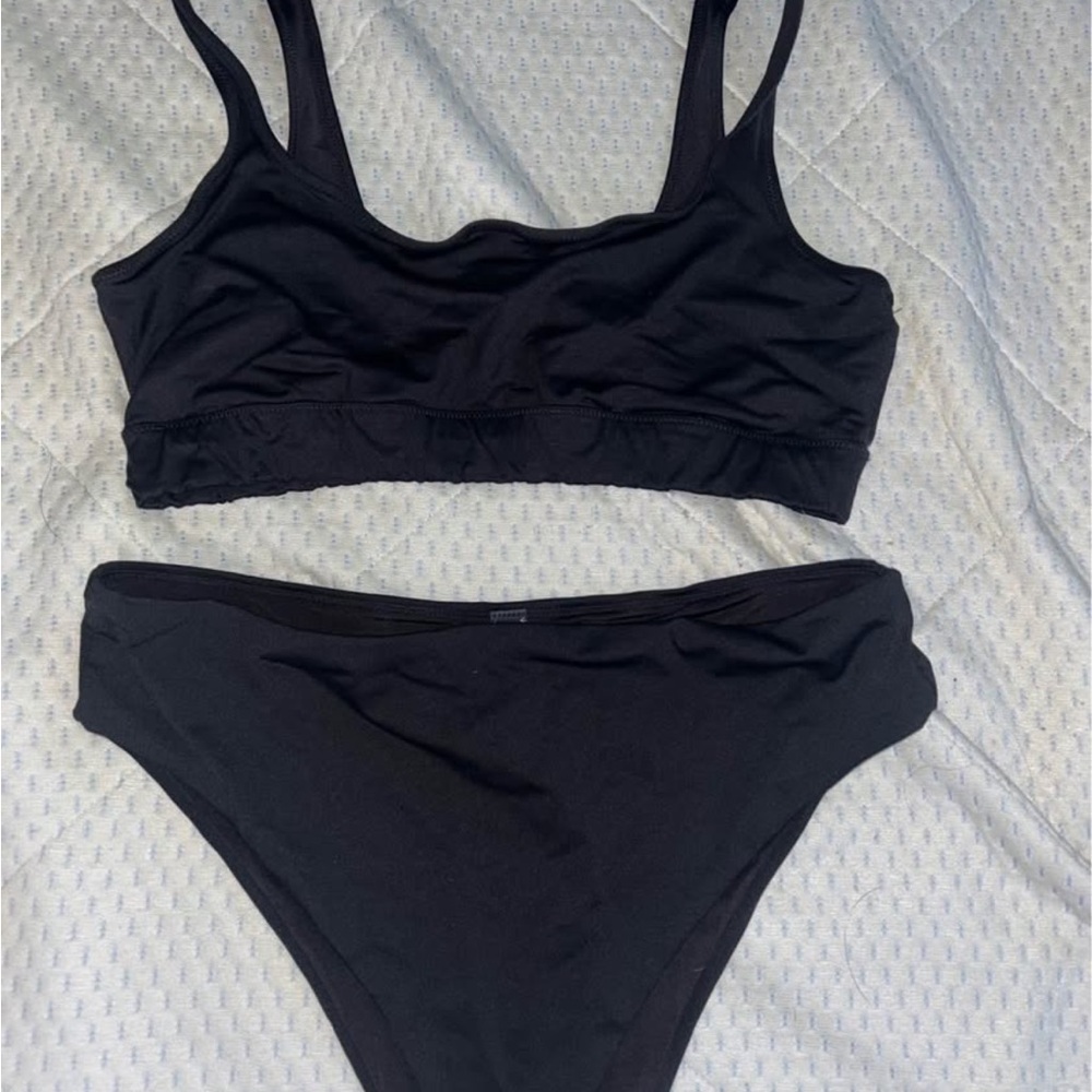 SKIMS Black Bikini Set